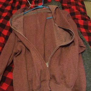 Maroon sweet suit size large hoodie/pants